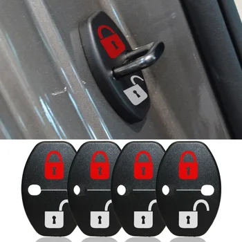 DIY Zámok Nálepky Auto Door Lock Kryt vhodný Pre Touareg 2016 Premium Amarok Škoda Kodiaq Audi A1 A5 A3 e-tron A4 A4L 4pcs Za Set