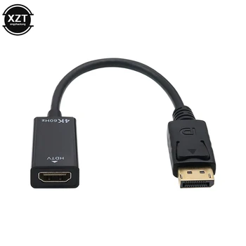 DP-HDMI-compatib kábel Kábel Adaptéra Stabilný Prenos Display Port Kábel Pre Projektor Kamera TV Počítač Domáce Audio Video