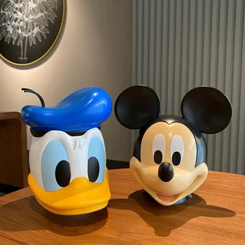 Disney Mickey Mouse, Káčer Donald Prasiatko Cartoon Domov Ozdoby Anime Mince Skladovanie Jar Peniaze Box Obrázok Roztomilý Detský Vianočný Darček