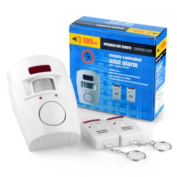 Domov Smart Wireless Home Security PIR Upozornenie Infračervený Senzor zabezpečovacieho systému Proti krádeži Alarm Detektor Pohybu Siréna 105DB