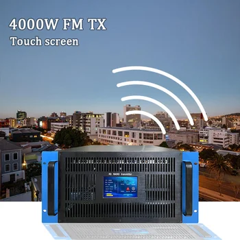 Dotykový Displej 4000W 4KW FM Vysielania Vysielača