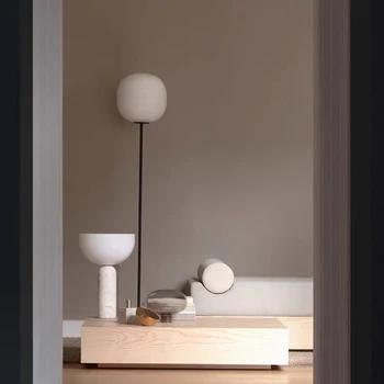 Dánsky sklo biele reštaurácia, bar osvetlenie prívesok lampa taliansky minimalistický spálňa posteli dekorácie stola čítanie Poschodí lampa