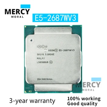 E5-2687WV3 Originál Intel Xeon Pre E5 2687W V3 3.1 GHZ 10 Core 25M Cache E5 2687WV3 FCLGA2011-3 160W Záruka je 3 roky