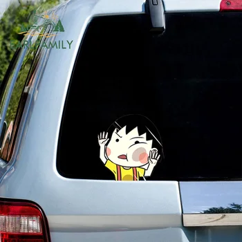 EARLFAMILY 13 cm x 13 cm pre Chibi Maruko Chan Auto Samolepky Anime Odtlačkový Graffiti Campervan Surf Motocykel čelné Sklo Obtlačky
