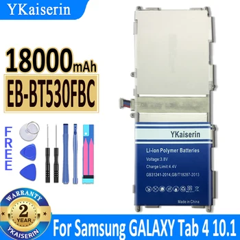 EB-BT530FBU EB-BT530FBC 18000mAh Tablet Batérie pre Samsung Galaxy Tab4 Karta 4 SM-T530 T533 T535 T531 T537 Skutočné Bezplatný Nástroj