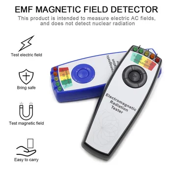 EMF Meracie prístroje Magnetické Pole Žiarenia Test Nástroj Detektor Mm Gauss Magnetický Detektor Žiarenia