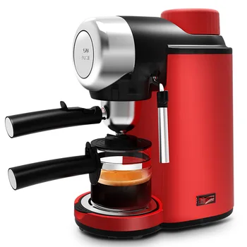 Elektrický vysokotlakový Parný Espresso Maker Semi-automatické taliansky kávovar 5bar Cappuccino Mlieko Frother Bublina Peny
