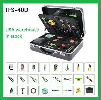 FTTH Tool Kit TAWAA TFS-40 D Optického Vlákna Spojov Tool Kit Rainproof Optického Vlákna Ukončenie Tool Kit FC-6S Vlákniny Sekáčik