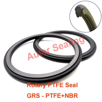 GRS Vysokej T= 4.2 mm Rod tesnenie PTFE +NBR oring TG krúžky Rotačné Glyd krúžok Rotačné kompaktný SEH