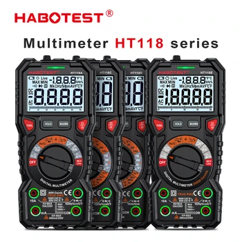 HABOTEST HT118 Digitálny Multimeter Ture RMS Auto Rozsah NCV Hz 1000V AC/DC 6000 Počíta Profesionálne Vysoko Presné Multimetro Tester