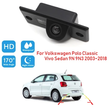 HD Parkovisko, parkovacia Kamera CCD, Nočné Videnie Späť do Zadnej Kamery Pre Volkswagen Polo Classic Vivo Sedan 9N 9N3 2003~2018