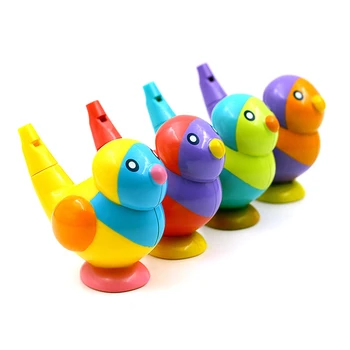 HOT PREDAJ Farebný Výkres Vodného Vtáka Whistle Bathtime Hudobné nástroje, Hračky Pre Dieťa Raného Vzdelávania Vzdelávacie Deti Darček