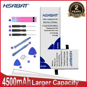 HSABAT 0 Cyklus 3600~4500mAh Batérie pre iphone 11 / 11 Pro / 11 Pro Max Vysoko Kvalitné Mobilné Telefónne Náhradný Akumulátor