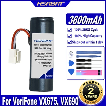 HSABAT 3600mAh Batérie pre Verifone VX675 Bezdrôtový POS VX690 BPK265-001, BPK265-001-01-A, BPK265-001-01-B