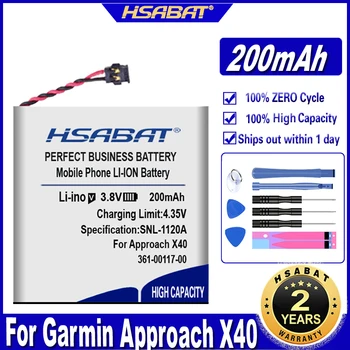 HSABAT 361-00117-00 200mAh Batérie pre GARMIN Predchodcu 35 Batérie