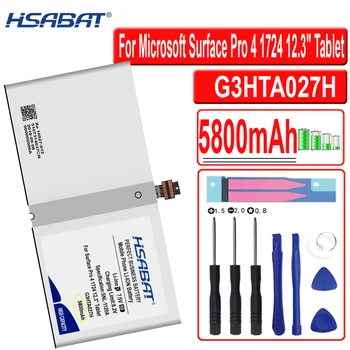 HSABAT 5800mAh G3HTA027H Tablet Batérie pre Microsoft Surface Pro 4 12.3