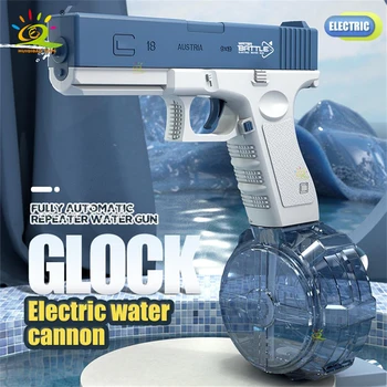 HUIQIBAO Detí M1911 Glock Vodný Hračka Zbraň Elektrické Hračky Vonkajšie Pláž Veľká-kapacita Vonkajšie Zábavu Streľbe Bazén Hračka