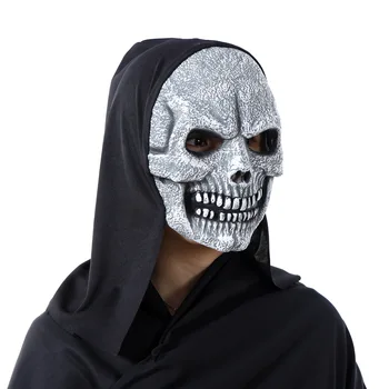 Halloween Horror Lebky Latex Maska Fáze Výkonu Podpora Simulácie Tvár Dekorácie