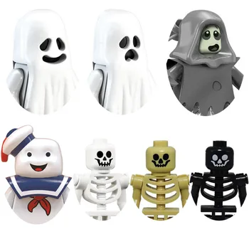 Horor Halloween Svetelný Vitruvius s Úsmevom & Plač Ghost Model Akčné Figúrky Bloky Akcie Tehly Hračky pre Deti,