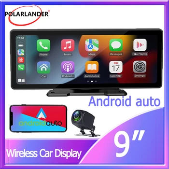 IPS Dotykový Displej Bluetooth Car Stereo Audio, Prenosné Auto MP5 Stereo Bezdrôtový Carplay Android Auto Car Multimedia Player 9
