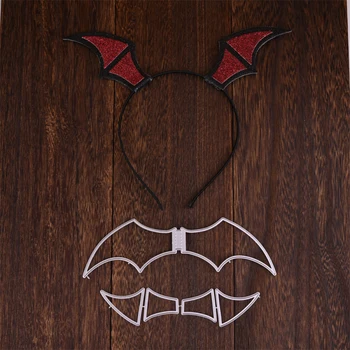 InLoveArts Bat Krídla hlavový most Rezanie Die Halloween Scrapbooking Pre Výrobu Kariet Album Dekoratívne Razba DIY Remesiel Blany