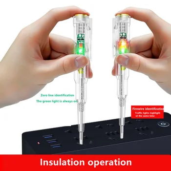 Inteligentný Tester Napätia Pen AC Non-kontakt Indukčné Test Ceruzka Voltmeter Napájania Detektora Elektrický Skrutkovač Indikátor