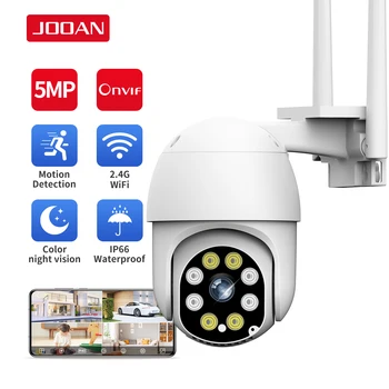 JOOAN 3MP PTZ WIFI IP Onvif Kamera Audio CCTV Vonkajšie 4X Digitálny Zoom, Noci Plné Farby Bezdrôtový Nepremokavé Bezpečnostná