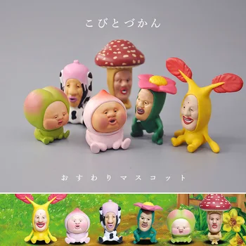 Japonsko Skutočné QUALIA Kobito Farmy Elf Bábika Gashapon Kapsule Hračka Akcie Obrázok Ozdoby Model Bulk