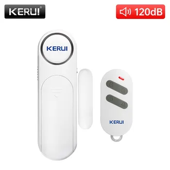 KERUI Bezdrôtový Dvere Windows Senzor, Alarm 300ft 120dB Anti Theft Inteligentné Diaľkové Ovládanie Pre Deti Kabinetu Bezpečnosti Home Security