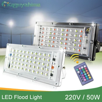 Kaguyahime LED Flood Light 220V 240V Floodlight, Vonkajší Reflektor 50W 100W Vodeodolné IP65 Pouličné Lampy na Stenu Reflektor Osvetlenie