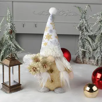 Kreatívne Vianočný Strom Bábika Oko-lov Načechraný Santa Claus Bábika Visí Anonymný Ozdoby na Vianočné stromčeky