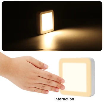 LED Senzor Pohybu Svetelný Bezdrôtový Nočné Svetlo Pod Skrinku Svetlo Skriňa Lampa Smart Stenu Telo Indukčné Lampy Domova