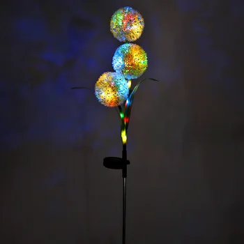 LED Solárne Svetlo Púpava Kvet Nepremokavé Vonkajšie Dvore Vklad Terasa Light Decor