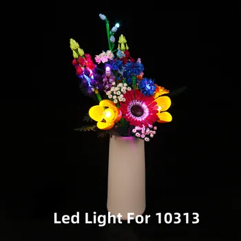 LED Svetlo Nastaviť Pre 10313 Wildflower Kytice Stavebné Bloky (NIE Zahŕňajú Modelu, Tehly)