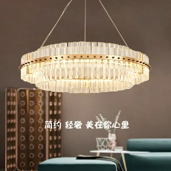 LED prívesok, svetlá obývacia izba závesné osvetlenie Nordic spálňa svietidiel domov deco zariadenia reštaurácia Crystal závesné lampy