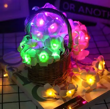 LED simulované vajcia kvet svetlo led batérie poľa dovolenku dekoratívne osvetlenie
