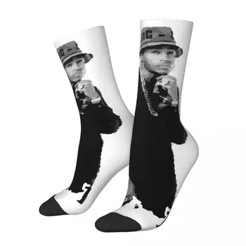 LL Cool J Ll Cool J(1) Kontrast farby ponožky Elastické Ponožky Vtipné Novinky, Top Kvalita R280 Osadenie