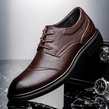 Luxusné Značky Mens Oxford Topánky Pravej Kože Business Topánky Ručne Vyrábané Muž Svadobné Šaty, Topánky Kvality Klasické Formálne Obuv