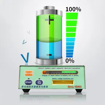 Lítiová Batéria Kapacita Obnoviť Stroj Kapacita Batérie Recovery Nástroj je Vhodný pre železa Fosfát sady Batérií