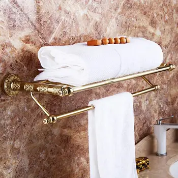 MAEBOW grawerowane ze stali nierdzewnej złoty sprzętu łazienka zestaw robiť kąpieli półka na ręczniki akcesoria łazienkowe zestaw