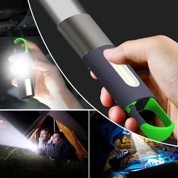 Mini LED Baterka KLASU Bočné Svetlo Keychain Svetlo 500lm 4 Druhy Svetla Režim Exteriérový Vodotesný, Baterka Pracovné Svetlo