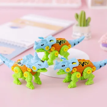 Montáž dinosaura hračky deti skrutku DIY puzzle demontáž zmes deformácie overlord chlapci a dievčatá dovolenku dary