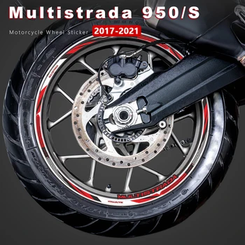Motocyklových Kolies, Samolepka Nepremokavé Rim Prúžok Multistrada 950S Príslušenstvo pre Ducati Multistrada 950/S 2017-2021 2019 2020
