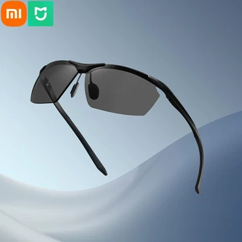 Móda Xiao Mijia Športové slnečné Okuliare Zakrivené Nylon High-Definition Polarizačné Šošovky UV400 Olej na Prevenciu Znečisťovania Jazdy