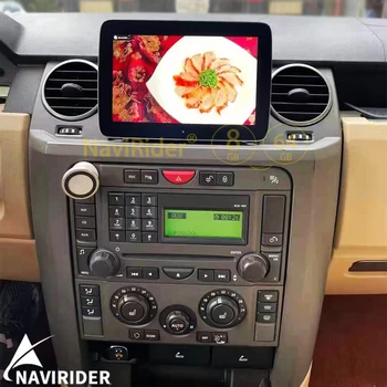 NAVIRIDER 8.4 Qled Obrazovke Auto Android Rádio GPS Navigácie Stereo Na Land Rover Discovery 3 LR4 2005 CarPlay Multimediálne Video