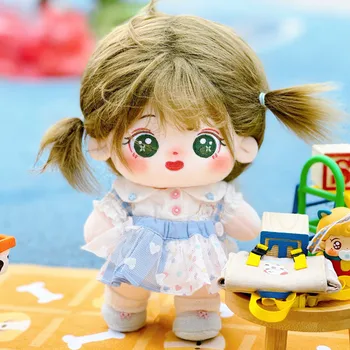 NOVÉ 20cm IDol Bábika Anime Plyšové Star Bábiky Roztomilé Plyšové Prispôsobenie Obrázok Hračky Bavlna Baby Doll Plushies Fanúšikov Kolekcie Darček