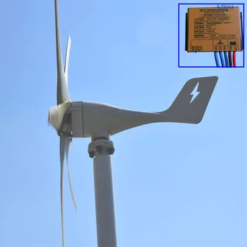 NOVÉ ! 500W 24v veterných turbín vietor fanúšikov na vietor solárne hybridný systém