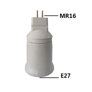 NOVÉ MR16 zmena E27 Plug-in lampholder zmenil na závitové lampholder E27 MR16 objímky converter G5.3 Previesť na E27 na M