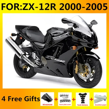 NOVÝ Motocykel, ABS Horské Kit vhodný pre Ninja ZX-12R 2000 2001 2002 2003 2004 2005 ZX12R zx 12r plný kapotáže kit set black