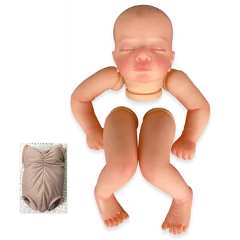 NPK 19 palcový Novorodenca Reborn Bábiky Baby Kit Kai Realisticky Mäkké Namaľoval Nedokončené Bábika Časti